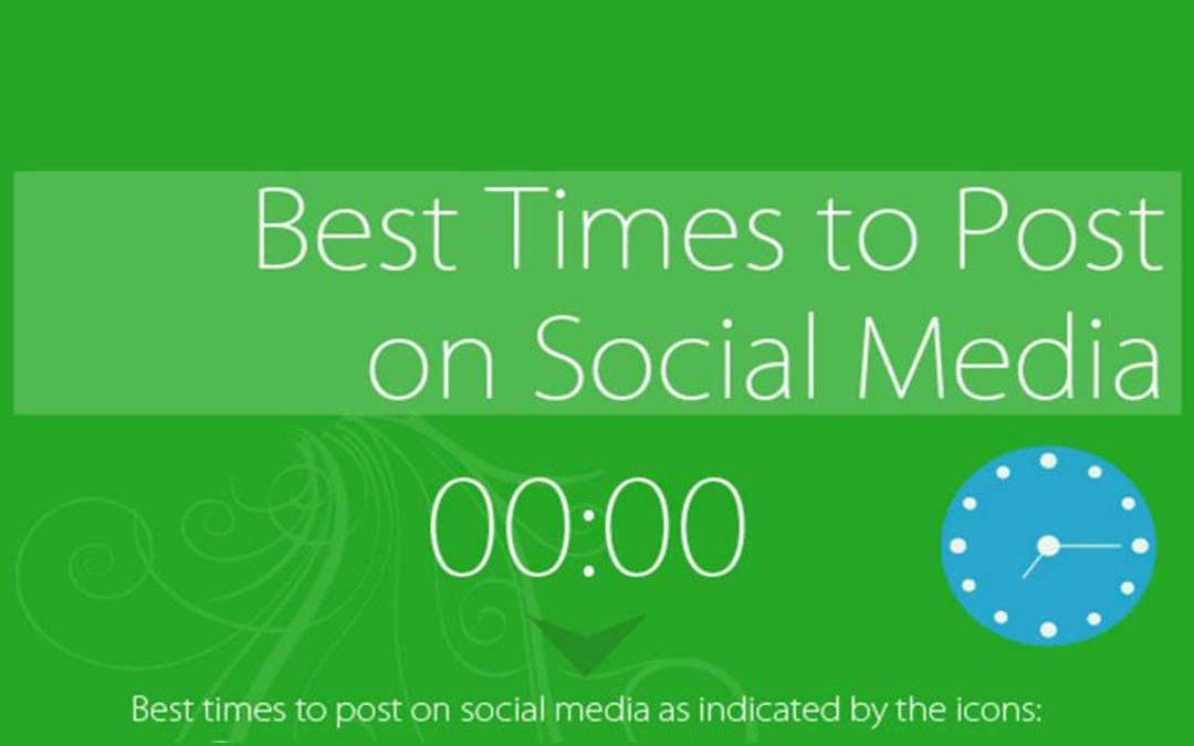 Best Times To Post On Social Media? [Infographic]