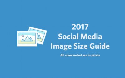 2017 Social Media Image Sizes Cheat Sheet [Infographic]