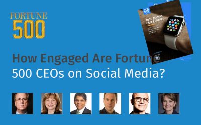 How Engaged Are Fortune 500 CEOs on Social Media 2016? [Infographic]