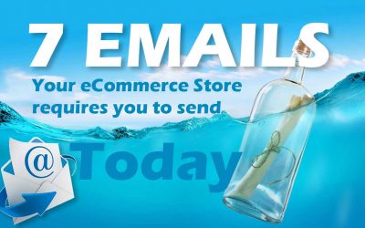 7 Emails Your eCommerce Store requires You to send Today [Infographic]