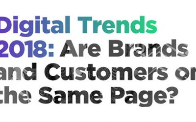 Digital Trends 2018: Are Brands and Customers on the Same Page? [Infographic]