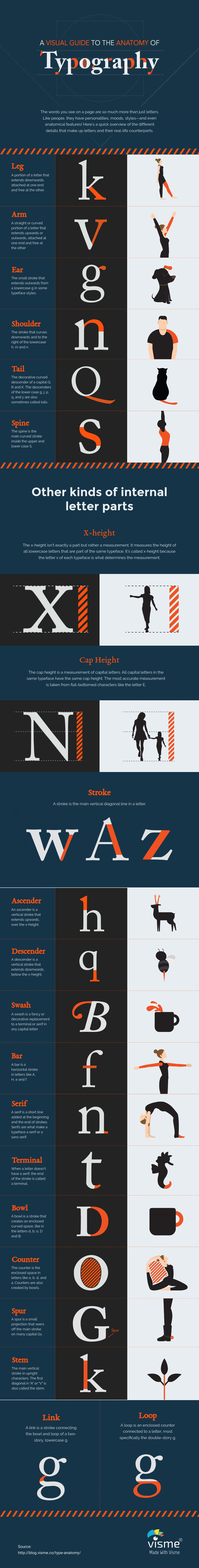 A Visual Guide to the Anatomy of Typography A Visual Guide to the Anatomy of Typography