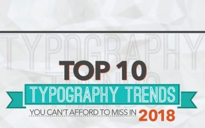 Top 10 Typography Trends of 2018 [Infographic]