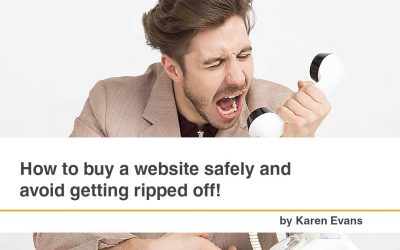 How to buy a website safely and avoid getting ripped off!
