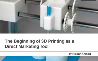 The Beginning of 3D Printing as a Direct Marketing Tool