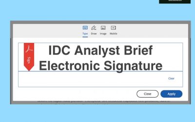 IDC Analyst Brief – Electronic Signature [Infographic]