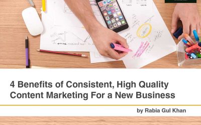 4 Benefits of Consistent, High Quality Content Marketing For a New Business