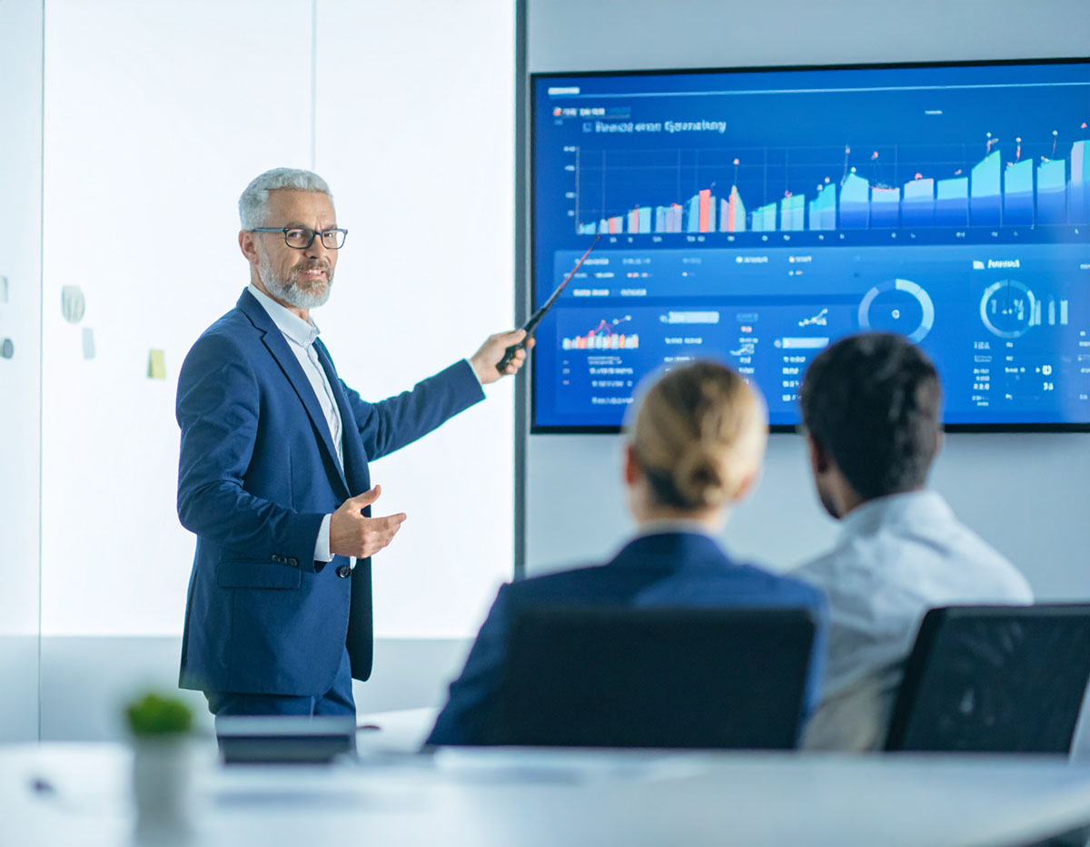 man explaining demand generation Demand Generation