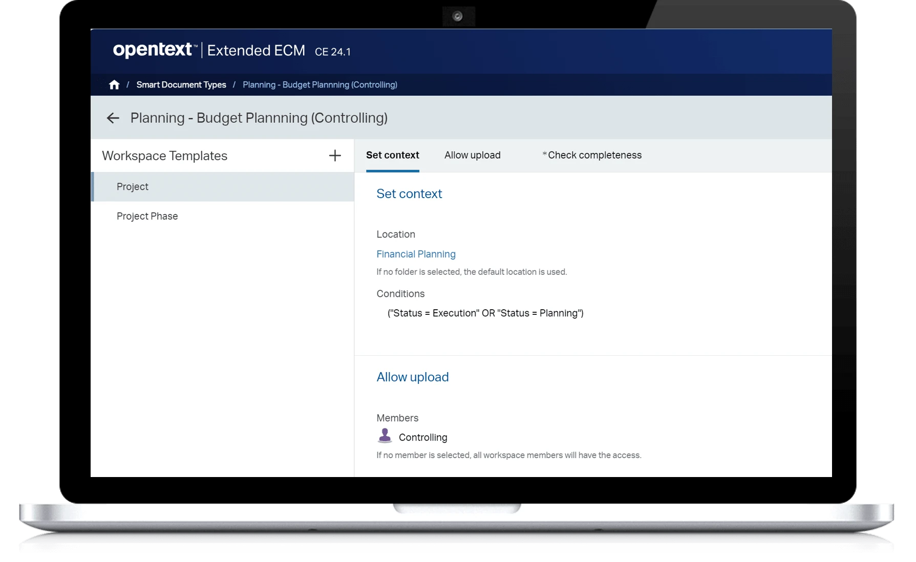opentext-ecm-Smart-Document-Types-Grouped OpenText Media Management mobile