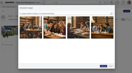 opentext-generative-ai Dynamic Content
